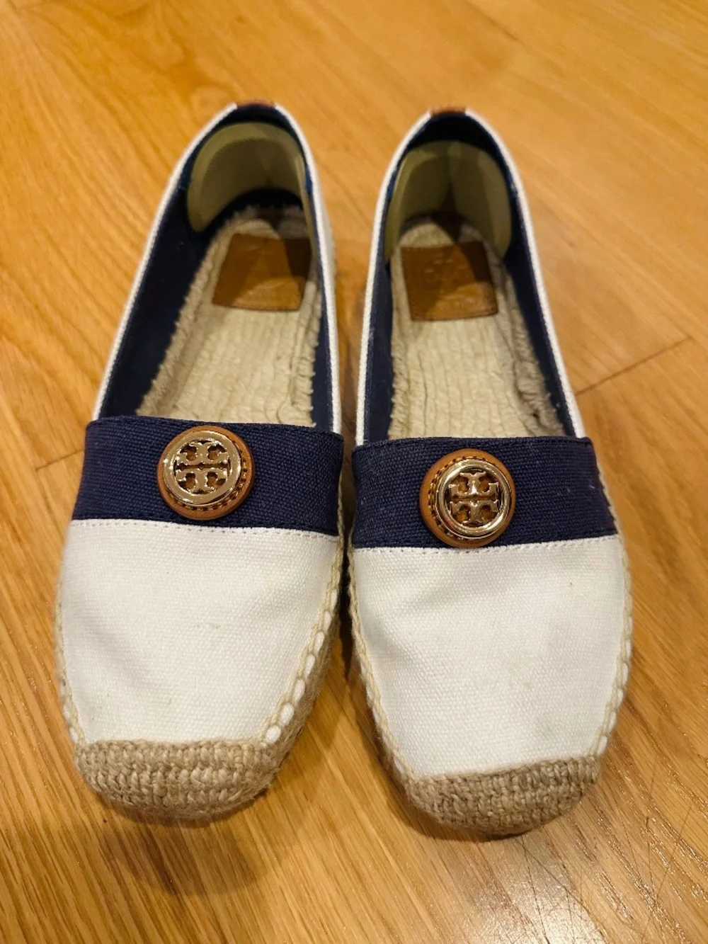 Tory Burch Beacher Canvas Espadrille Flats